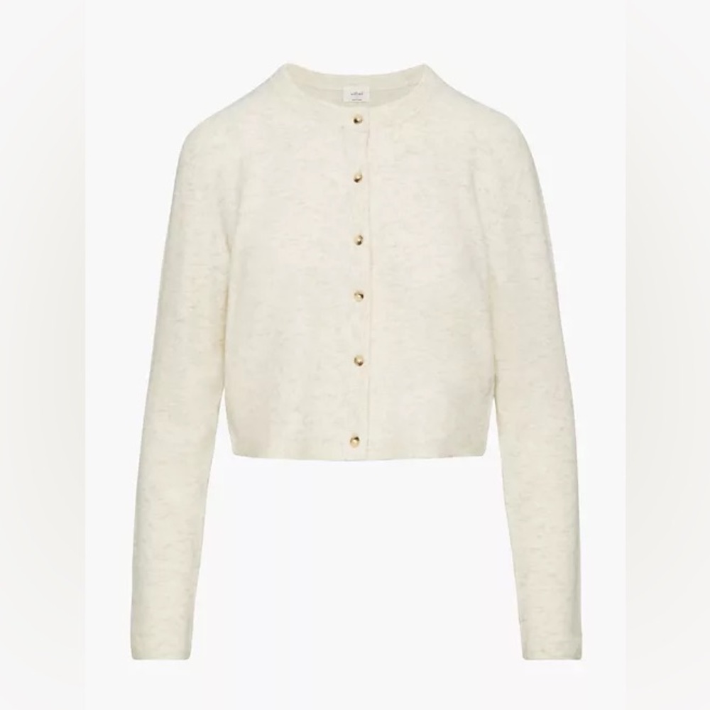 Aritzia Sicily Cardigan size large heather birch